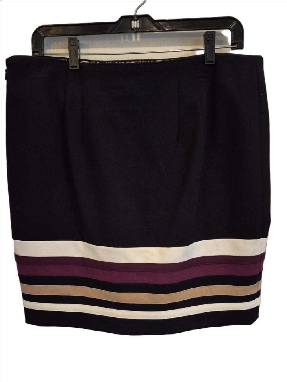 White House Black Market Colorblock Pencil Mini Skirt NWT